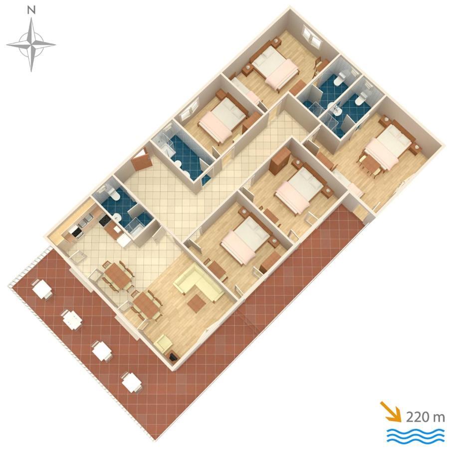 Apartments With A Parking Space Kastel Stafilic, Kastela - 5219 Exterior photo